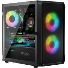 Корпус LogicConcept PORTOS MESH+GLASS ARGB fans 3x120 mm BLACK без БЖ mATX (AM-PORTOS-10-00000-0002)