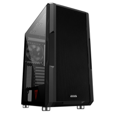 Корпус Modecom AMIRANI BLACK fans 4x120 mm, без БЖ ATX (AT-AMIRANI-PD-10-000000-0)