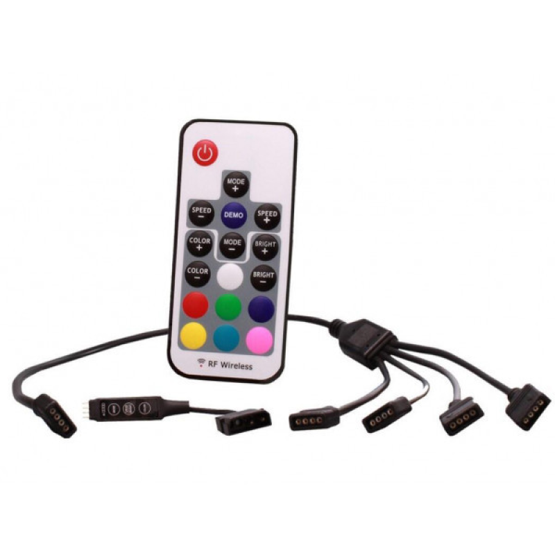 Контроллер LED підсвітки XILENCE LiQuRizer RGB Remote Control SET Bulk (XZ170)