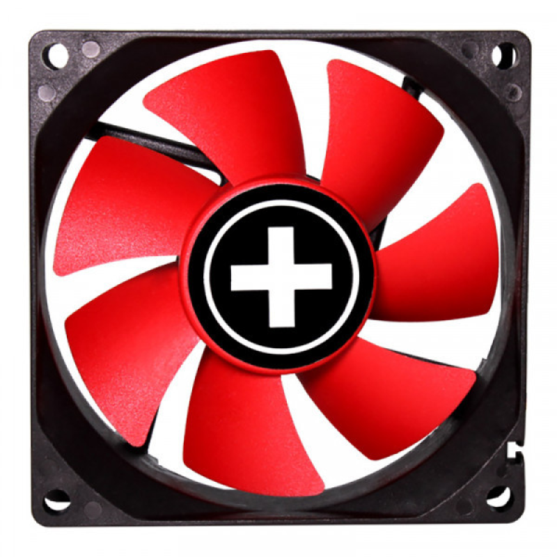 Вентилятор для корпусу 80 mm Xilence XPF80.R black/red, Retail Box (XF037)