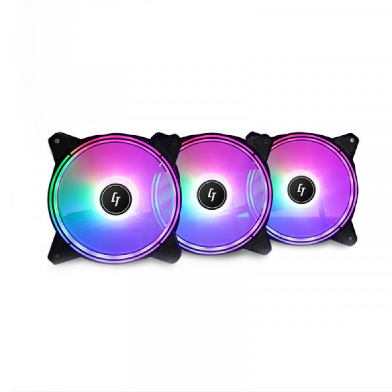 Вентилятор для корпусу 120 mm*3 Chieftec Nova NF-3012-RGB fan set (NF-3012-RGB) Вентилятор для корпусу 120 mm*3 Chieftec Nova NF-3012-RGB fan set (NF-3012-RGB)