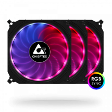 Вентилятор для корпусу 120 mm*3 Chieftec Tornado CF-3012-RGB fan set (CF-3012-RGB)