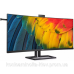 TFT 40“ Philips 40B1U6903CH, 5K UHD, IPS, 75Гц, вигн, 2хHDMI, DP, USB-С, RJ-45, USB-hub, cam, HAS
