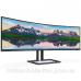 TFT 48.8“ Philips 498P9Z, VA, 5120 x 1440, HDMI 2.0 x 3, DP, USB 3.2 x 2, HAS, колонки, чорний (498P9Z/00) TFT 48.8“ Philips 498P9Z, VA, 5120 x 1440, HDMI 2.0 x 3, DP, USB 3.2 x 2, HAS, колонки, чорний (498P9Z/00)
