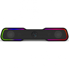 Акустична система 2.0 HP DHE-6002, 3,5мм + USB, 6Вт, Sound Bar LED RGB (DHE-6002)