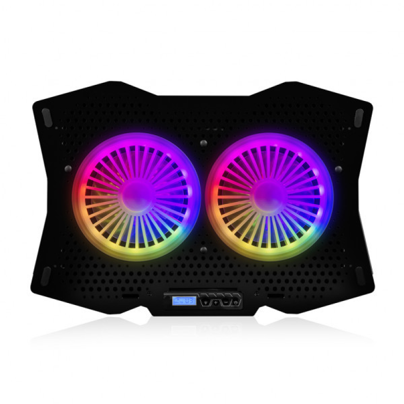 Підставка для ноутбука Modecom SILENT FAN MC-CF18 RGB (PL-MC-CF-18-RGB)