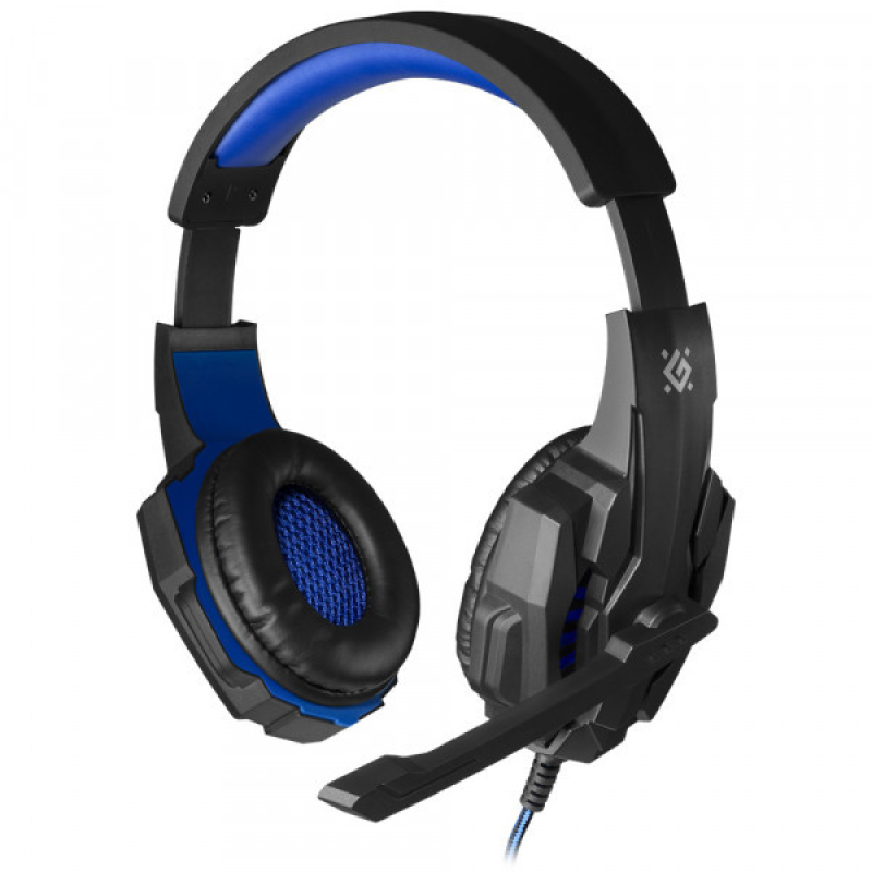 Ігрова гарнітура Defender Warhead G-390 чорно-синя (64038) Ігрова гарнітура Defender Warhead G-390 чорно-синя (64038)