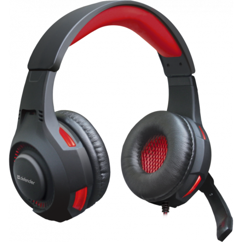 Ігрова гарнітура Defender Warhead G-450 USB, підсвітка (64146) Ігрова гарнітура Defender Warhead G-450 USB, підсвітка (64146)