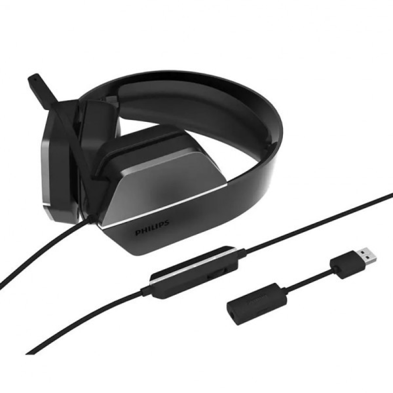 Ігрова гарнітура Philips Wired Gaming Headset 7.1 USB+ 3.5мм (TAG4106BK/00) Ігрова гарнітура Philips Wired Gaming Headset 7.1 USB+ 3.5мм (TAG4106BK/00)