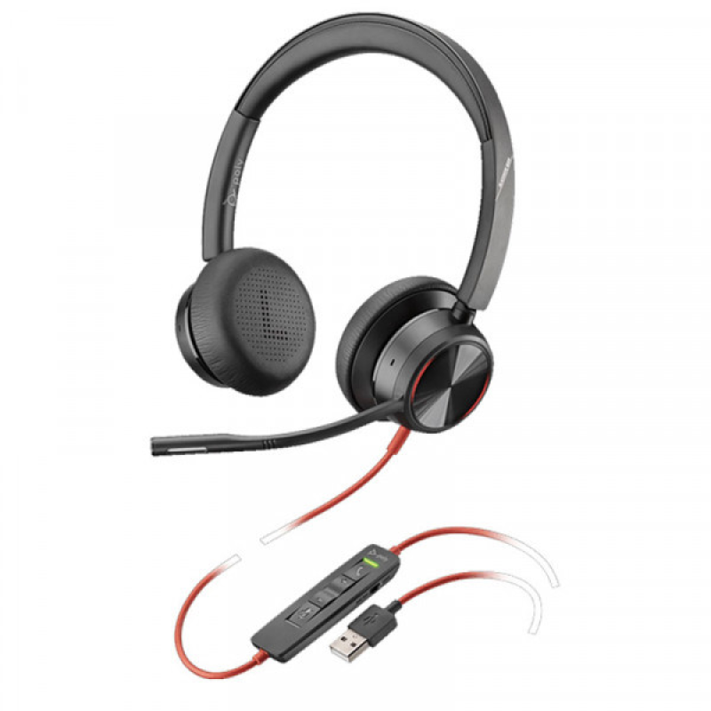 Гарнітура Plantronics Blackwire 8225-M USB-A ANC (214408-01)