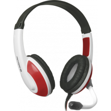 Навушники з мікрофоном Defender Warhead G-120, червоно/білі (64098)