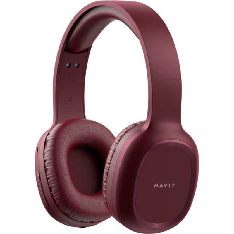 Навушники з мікрофоном Havit HV-H2590BT PRO Bluetooth, червоні (27347) Навушники з мікрофоном Havit HV-H2590BT PRO Bluetooth, червоні (27347)