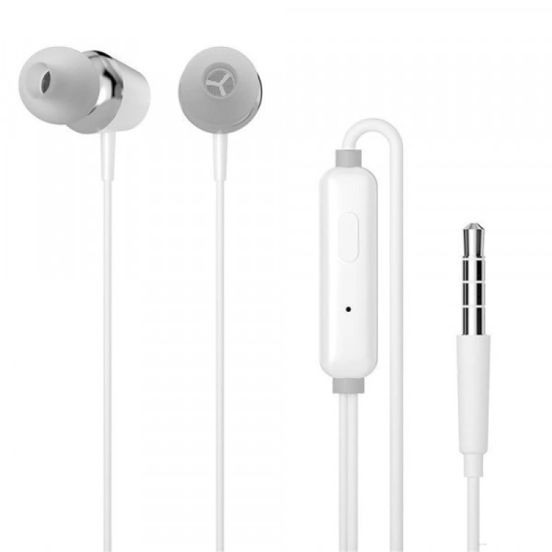 Навушники з мікрофоном HP DHE-7000 (мобільна гарнітура) White (DHE-7000WT)