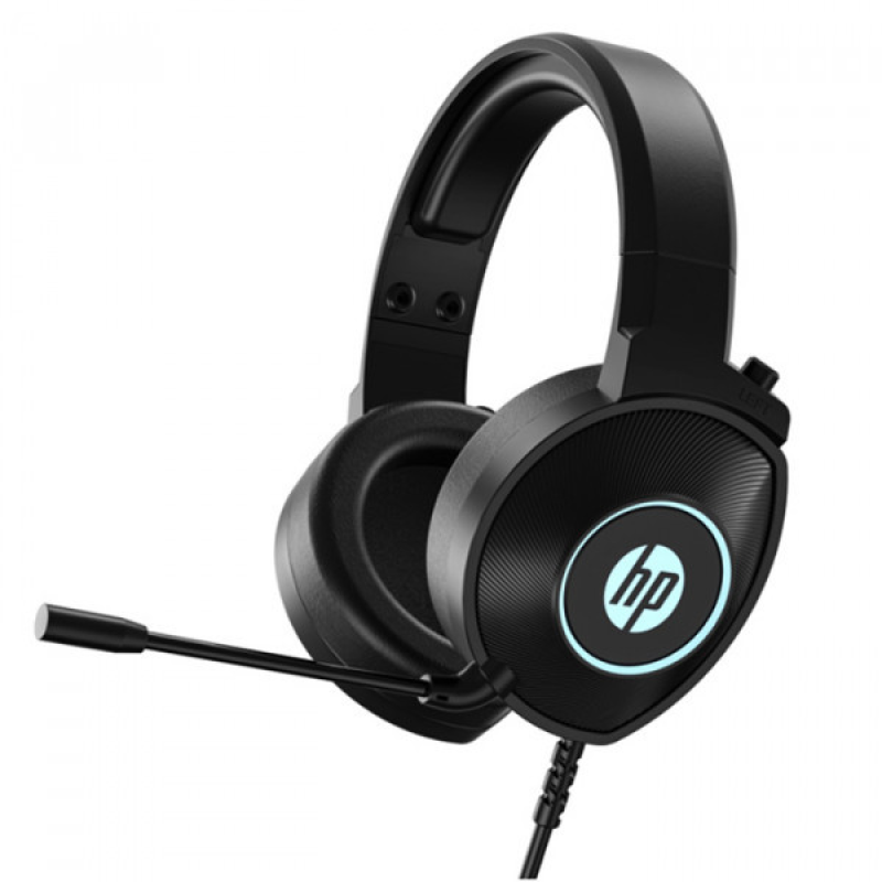 Навушники з мікрофоном HP DHE-8008U USB, 7.1 Surround, Noise Cancelling, LED, Black (DHE-8008U)