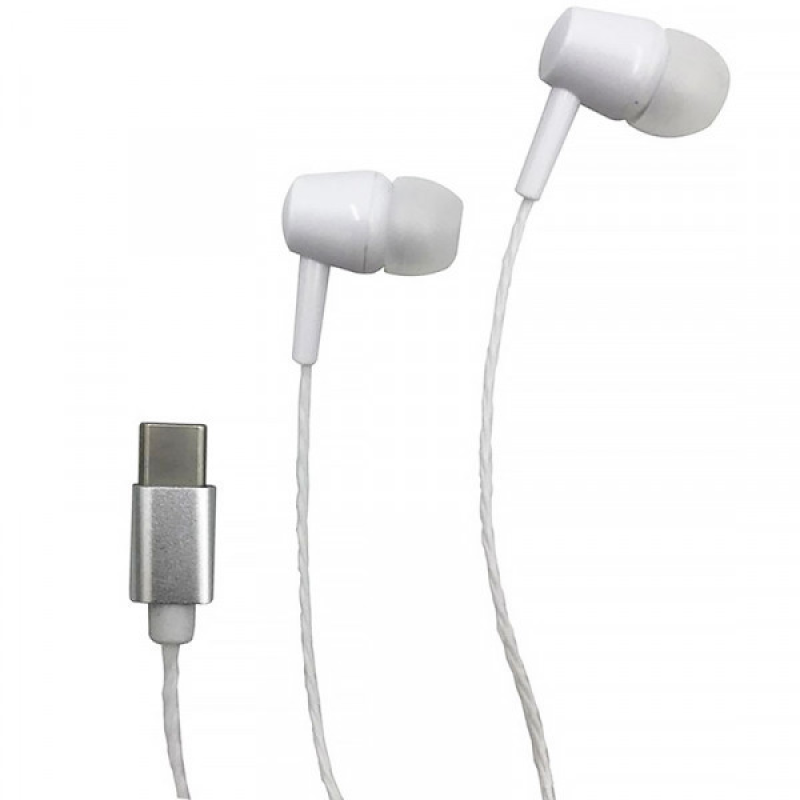 Навушники з мікрофоном Media-Tech Magicsound USB-C White (MT3600W)