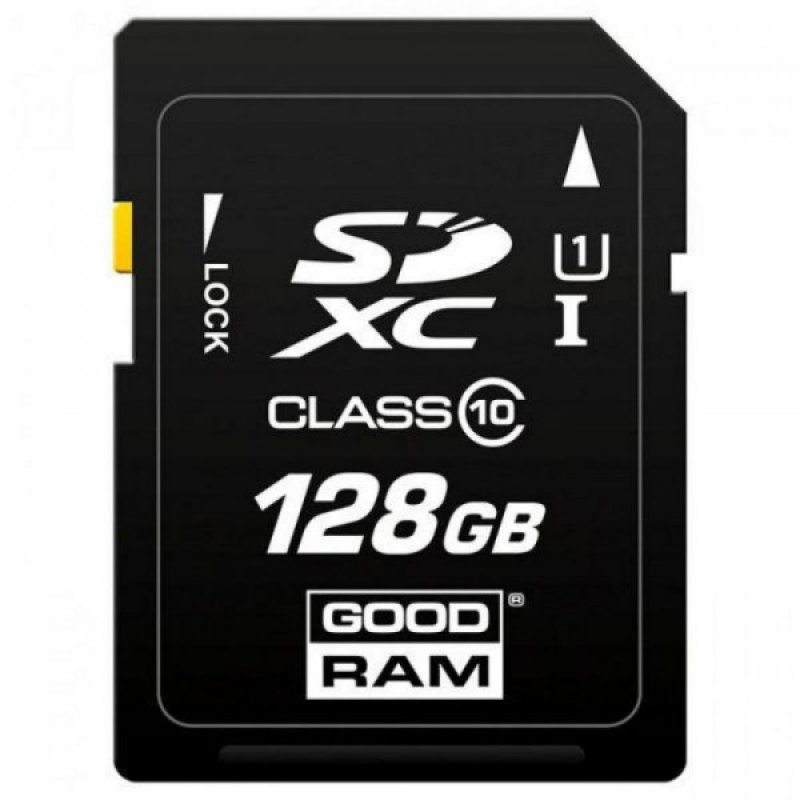 Memory card Secure Digital 128Gb GoodRAM SDXC UHS-I Class 10 Retail (S1A0-1280R11)