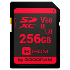 Memory card Secure Digital 256Gb GoodRAM IRDM SDXC V60 UHS-II U3 Retail (IR-S6B0-2560R11)