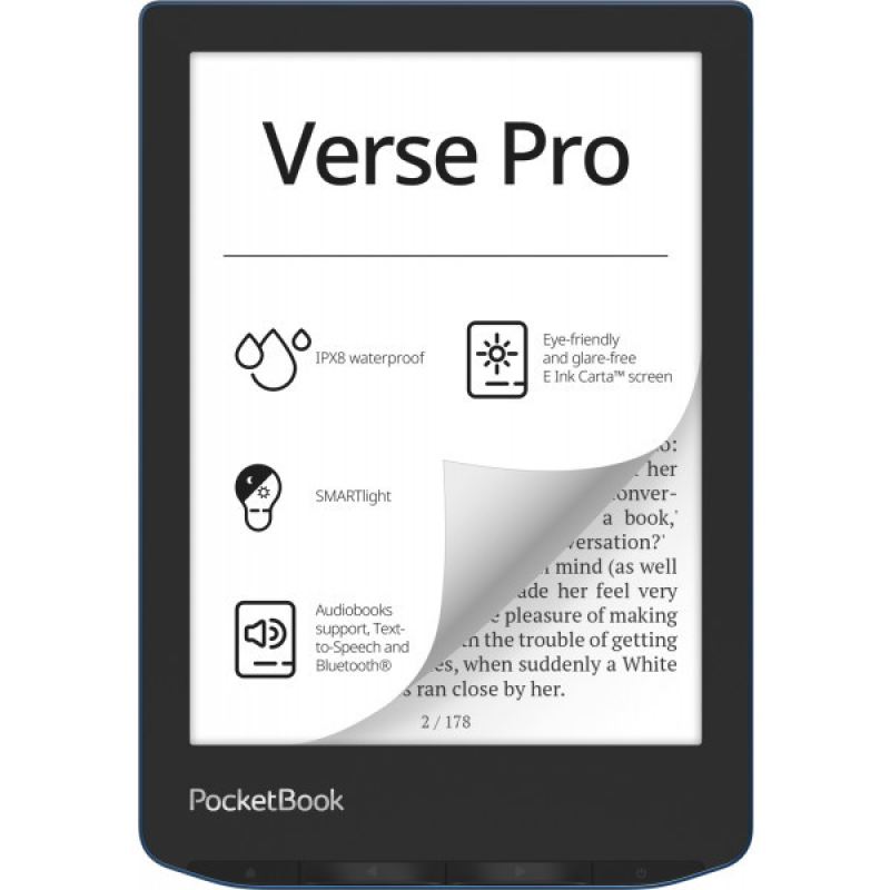 Електронна книжка PocketBook Verse Pro (PB634) Azure (PB634-A-CIS)