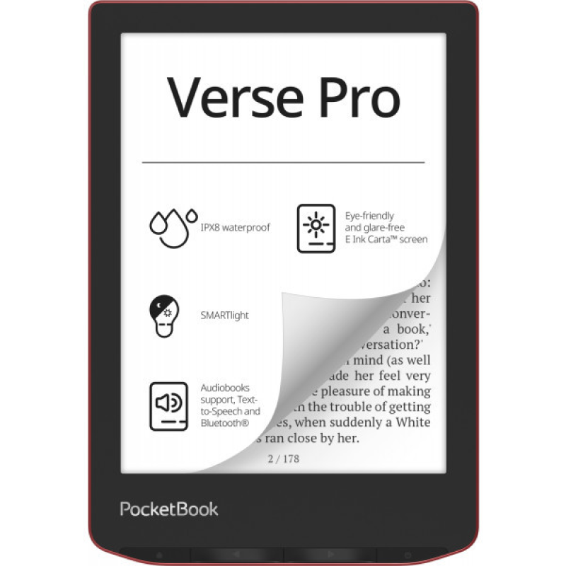 Електронна книжка PocketBook Verse Pro (PB634) Passion Red (PB634-3-CIS)