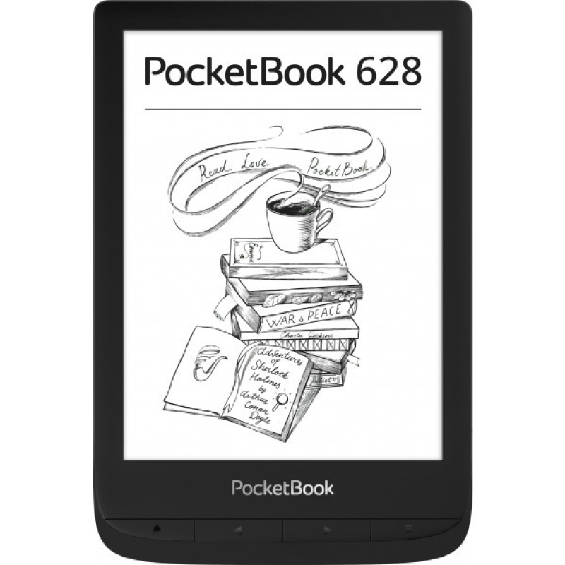 Електронна книжка PocketBook 628, Touch Lux 5, Black (PB628-P-CIS)