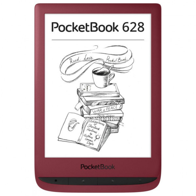 Електронна книжка PocketBook 628, Touch Lux 5, Ruby Red (PB628-R-CIS) Електронна книжка PocketBook 628, Touch Lux 5, Ruby Red (PB628-R-CIS)