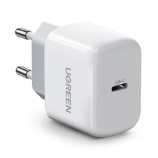 Зарядний пристрій 1xUSB 20W (USB С QC4.0+/PD3.0) Mini Charger White CD241 Ugreen (10220)