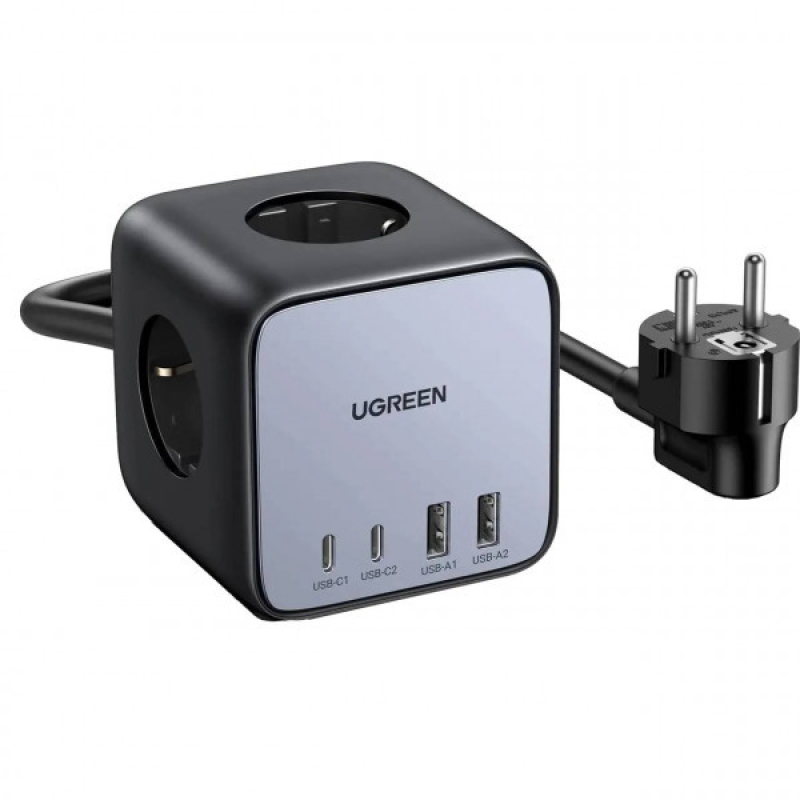 Зарядний пристрій 4xUSB 65W DigiNest Cube (2хUSB-C+2xUSB-A) CD268 Ugreen (60113) Зарядний пристрій 4xUSB 65W DigiNest Cube (2хUSB-C+2xUSB-A) CD268 Ugreen (60113)