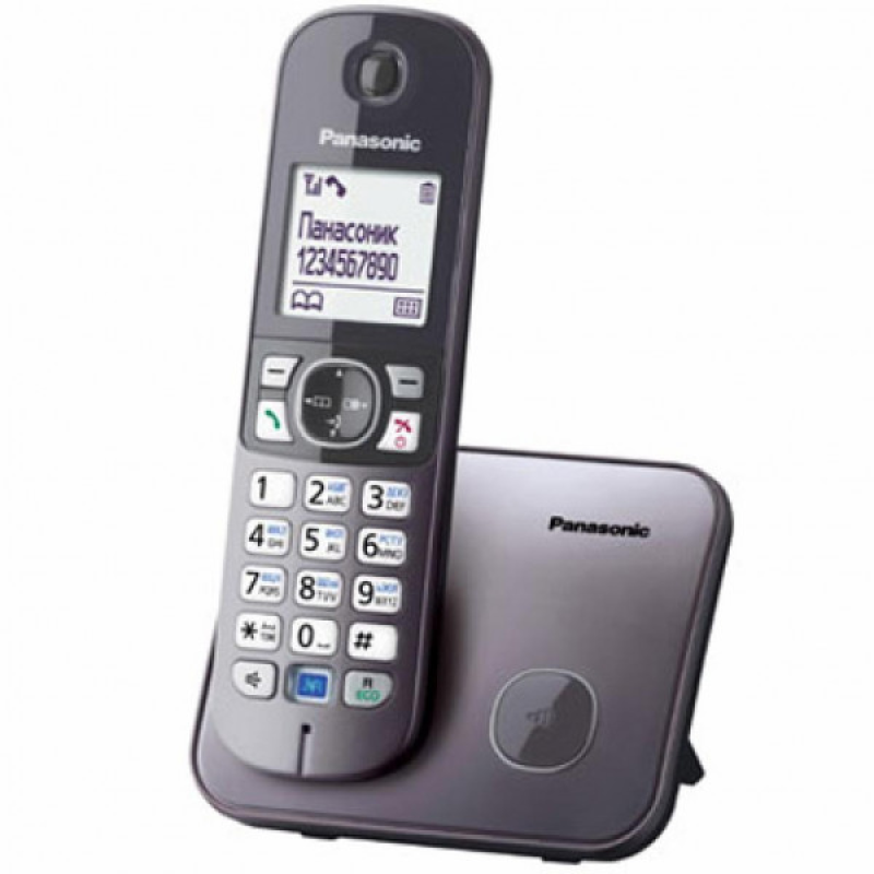 Телефон DECT Panasonic KX-TG6811UAM, Metallic (KX-TG6811UAM) Телефон DECT Panasonic KX-TG6811UAM, Metallic (KX-TG6811UAM)