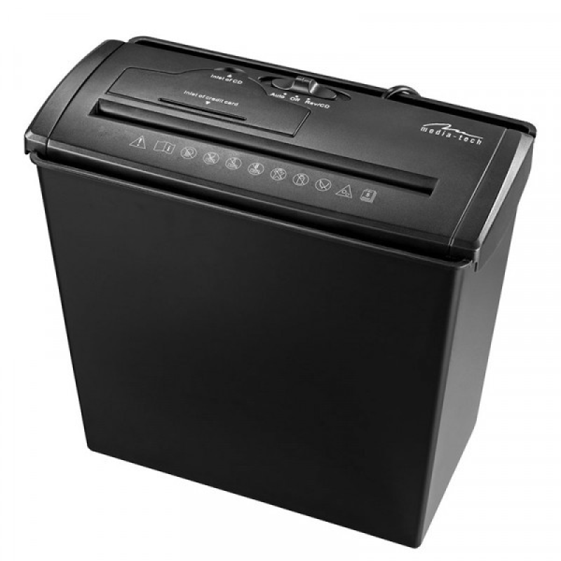 Знищувач документів Media-Tech MT215, CD/DVD discs & credit cards. 5 pages simultaneously (MT215)