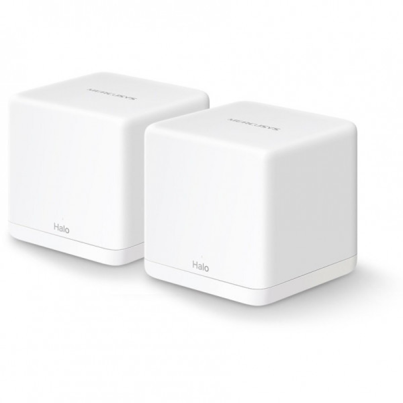 Домашня Mesh Wi-Fi система Mercusys (2 шт. комп.) AC1300 Whole-Home Mesh Wi-Fi/2x1000Mbps LAN Ports (Halo Домашня Mesh Wi-Fi система Mercusys (2 шт. комп.) AC1300 Whole-Home Mesh Wi-Fi/2x1000Mbps LAN Ports (Halo