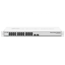Комутатор Mikrotik CRS326-24G-2S+RM (24x1G, 2xSFP+, L3) (CRS326-24G-2S+RM)