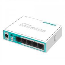 Маршрутизатор Mikrotik hEX lite RB750r2 with 850MHz CPU, 64MB RAM, 5 LAN ports, RouterOS L4, plastic (RB75092)