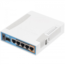 Маршрутизатор Mikrotik RB962UiGS-5HacT2HnT hAP ac with 720MHz CPU, 128MB RAM, 5x Gigabit LAN, built-