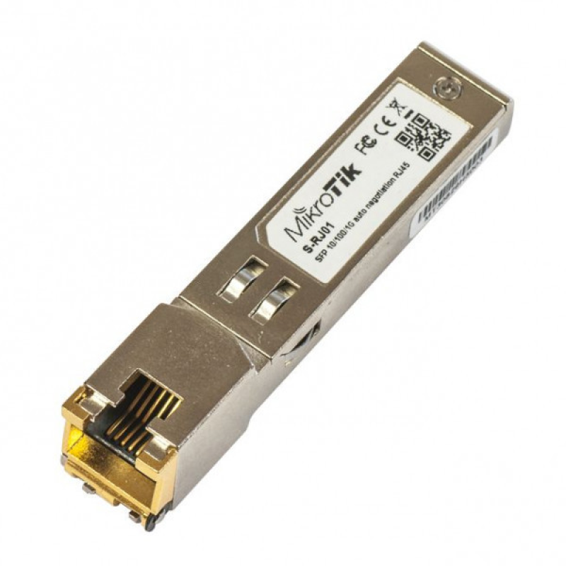 Інтерфейсний модуль SFP Mikrotik SFP-S-RJ01, 10/100/1000M copper module (S-RJ01)