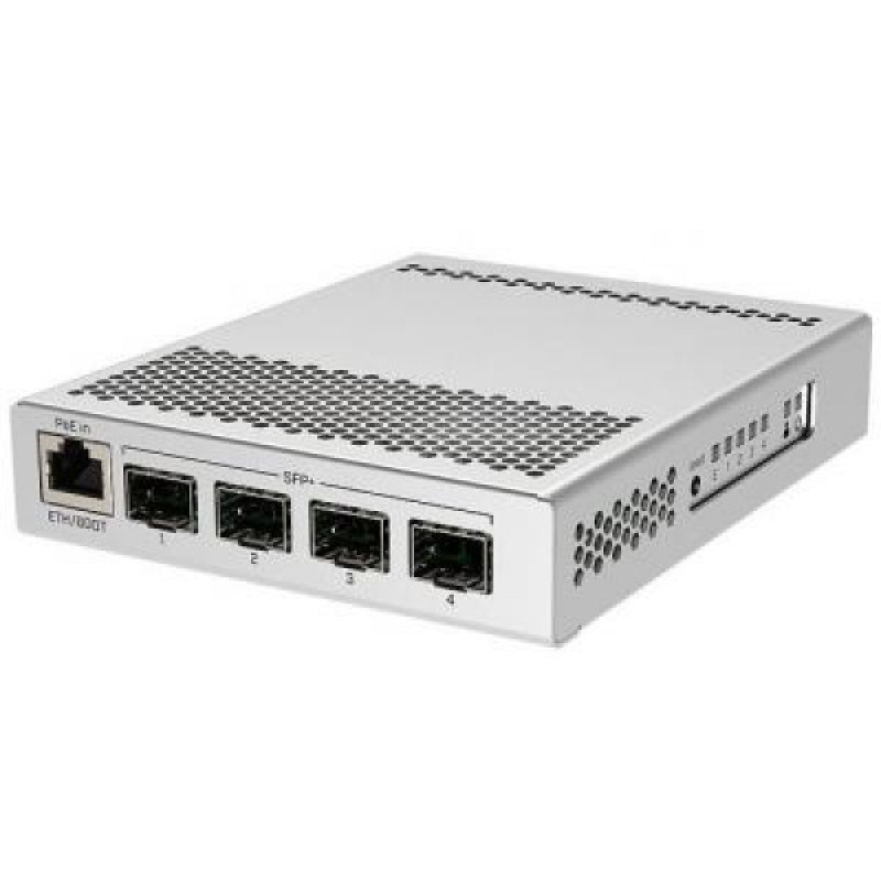 Комутатор Mikrotik CRS305-1G-4S+IN, 4x SFP+ ports, 1x Gigabit Ethernet, metallic enclosure (CRS305-1G-4S+IN ) Комутатор Mikrotik CRS305-1G-4S+IN, 4x SFP+ ports, 1x Gigabit Ethernet, metallic enclosure (CRS305-1G-4S+IN )