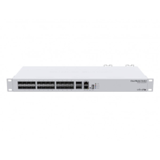 Комутатор Mikrotik CRS326-24S+2Q+RM, 24xSFP+, 2xQSFP+, USB, 1хRJ45 (CRS326-24S+2Q+RM)