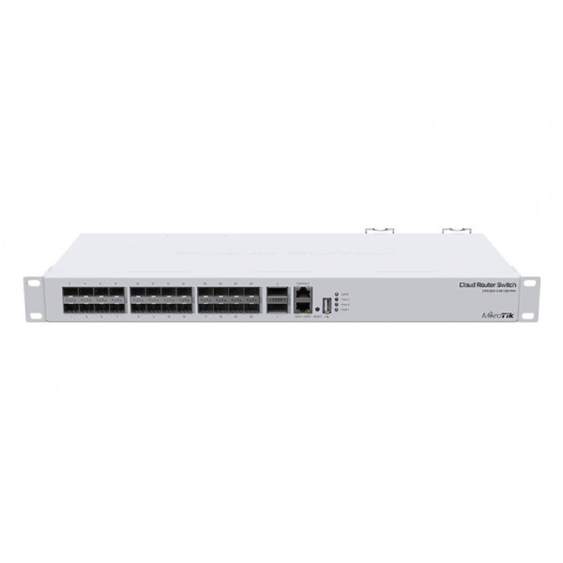 Комутатор Mikrotik CRS326-24S+2Q+RM, 24xSFP+, 2xQSFP+, USB, 1хRJ45 (CRS326-24S+2Q+RM) Комутатор Mikrotik CRS326-24S+2Q+RM, 24xSFP+, 2xQSFP+, USB, 1хRJ45 (CRS326-24S+2Q+RM)