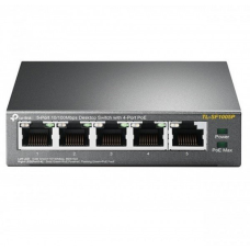 Комутатор TP-Link TL-SF1005P, 5x10/100 Fast Ethernet, FE/4xPoE 56 W (TL-SF1005P)