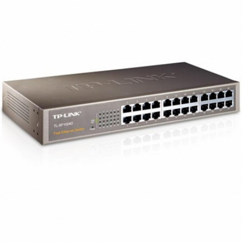 Комутатор TP-Link TL-SF1024D, 24 портовий, 10/100 (TL-SF1024D)