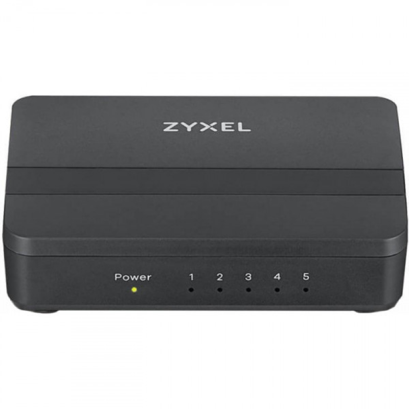 Комутатор Zyxel GS-105S v2, 5 портів 1000 Мбіт/с, настільний, пластиковий корпус (GS-105SV2-EU0101F) Комутатор Zyxel GS-105S v2, 5 портів 1000 Мбіт/с, настільний, пластиковий корпус (GS-105SV2-EU0101F)