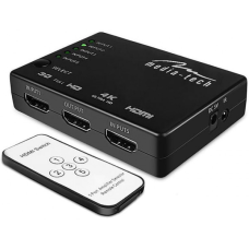 Сплітер HDMI 5xports HDMI switch, remote controlled, 4K resolution support Media-Tech (MT5207)