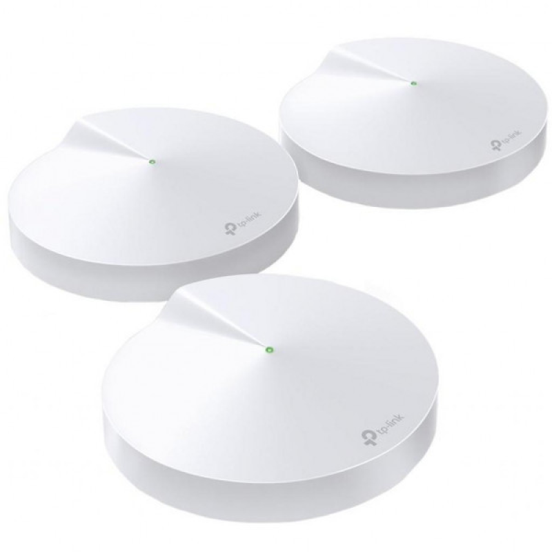 Система WiFi TP-LINK Deco M5 3 pcs, AC1300, 1xGE LAN, 1xGE WAN, MESH, MU-MIMO, Beamforming (DECO-M5-3-PACK) Система WiFi TP-LINK Deco M5 3 pcs, AC1300, 1xGE LAN, 1xGE WAN, MESH, MU-MIMO, Beamforming (DECO-M5-3-PACK)