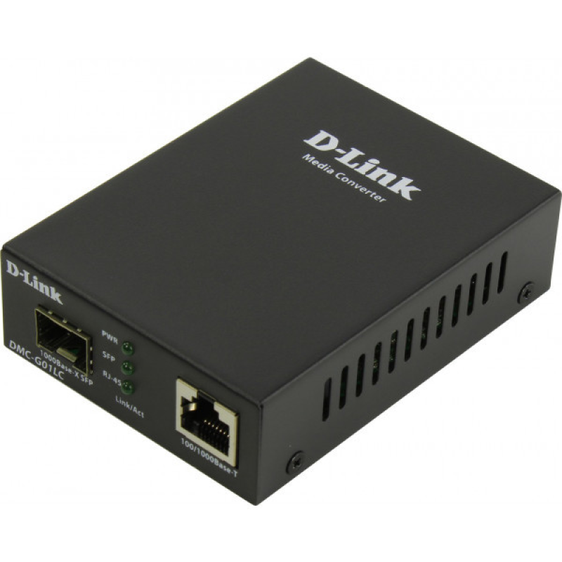 Медіаконвертер D-Link DMC-G01LC (Gigabit Ethernet to Gigabit SFP) (DMC-G01LC/C1A)