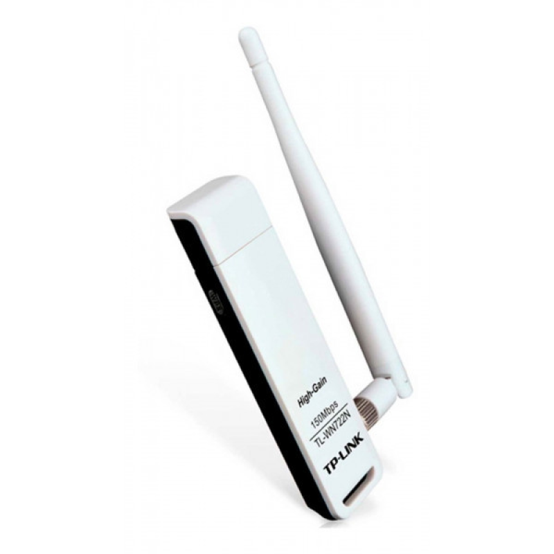 Адаптер TP-Link TL-WN722N WRL 150 Мбіт/с USB-адаптер підвищеної потужності (TL-WN722N)
