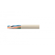Кабель UTP Cat-5e Kingda, PVC, 4 пари, CCA, 24AWG, 305 м, сирій (KDUT8001-CCA)