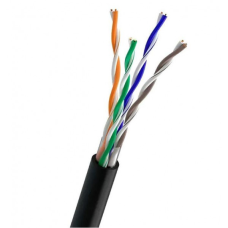 Кабель UTP Cat-5e Ok-NET, КПП-ВП (100) 4х2х0,51 (бухта 500м) для зовнішньої прокладки (49219M500)