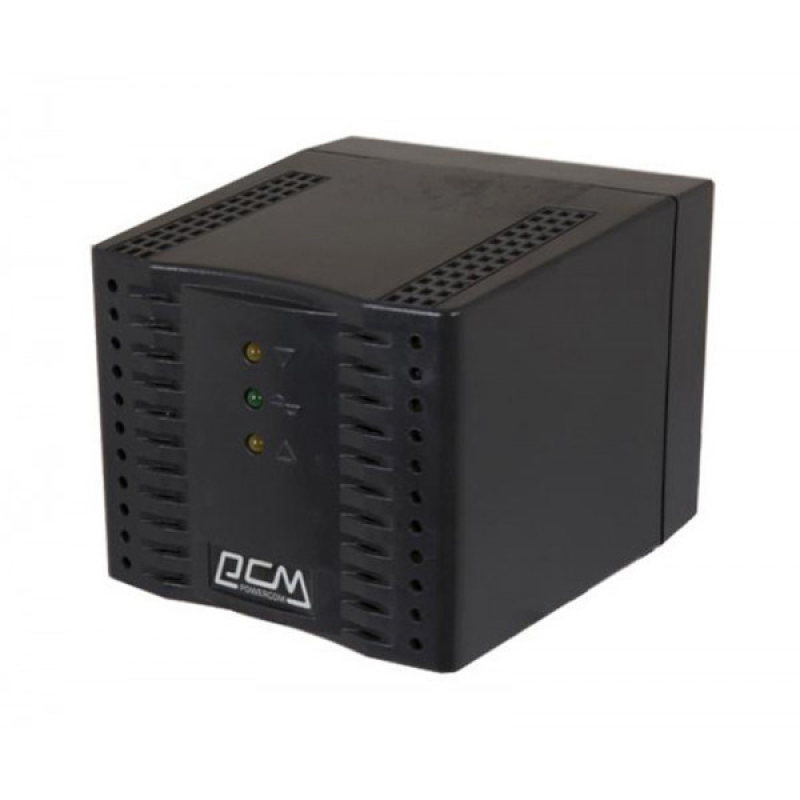 Стабілізатор напруги PowerCom TCA-2000 чорний (TCA-2000 ЧОРНИЙ)