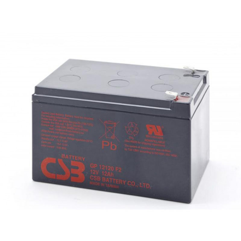 Акумуляторна батарея CSB 12V, 12A (GP12120F2)