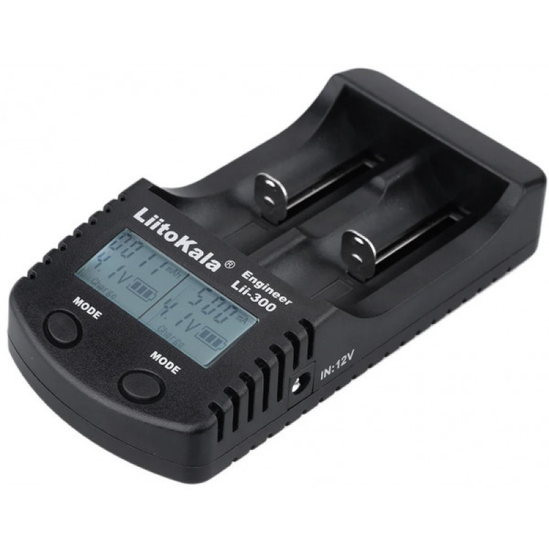 Зарядний пристрій LiitoKala Lii-300, 2x(Lion/NiMH/NiCd), Power Bank, discharge function (Lii-300)