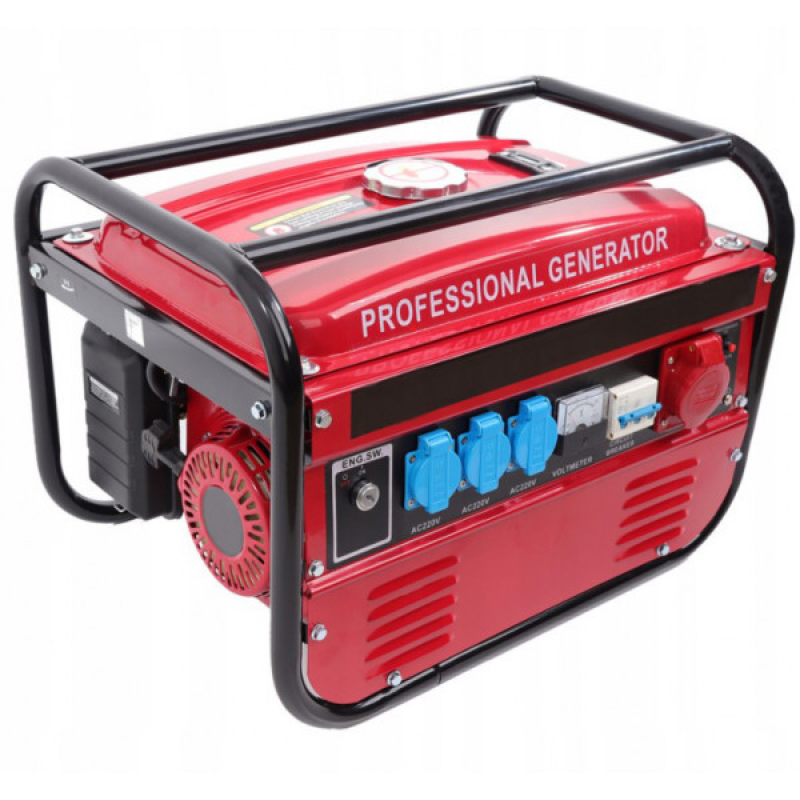 Генератор бензиновий Huttenberg H8500, 2.5 кВт, ел старт, бак 15л. (H8500#)